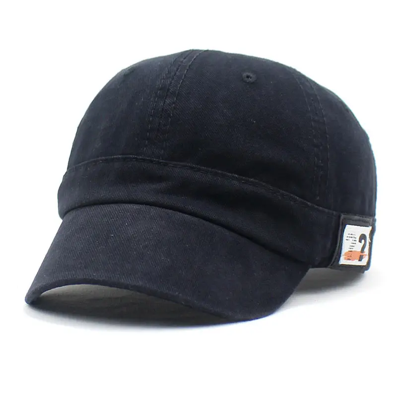 Short Brim Baseball Caps for Man Adjustable Simple Solid Color Sunshade Duck Tongue Caps Women Outdoor Sports Sun Visor Hats