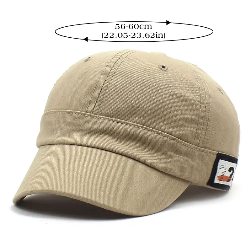 Short Brim Baseball Caps for Man Adjustable Simple Solid Color Sunshade Duck Tongue Caps Women Outdoor Sports Sun Visor Hats