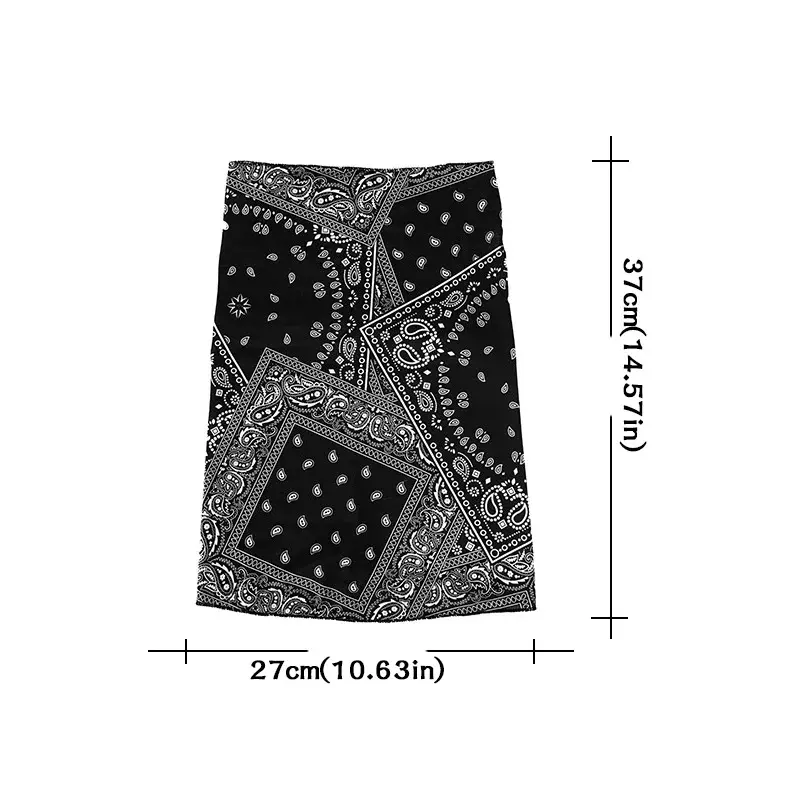 Full Print Summer Mask for Men Women Thin Neck Face UV Protection Scarf Outdoor Sports Cycling Sunshade Face Covers