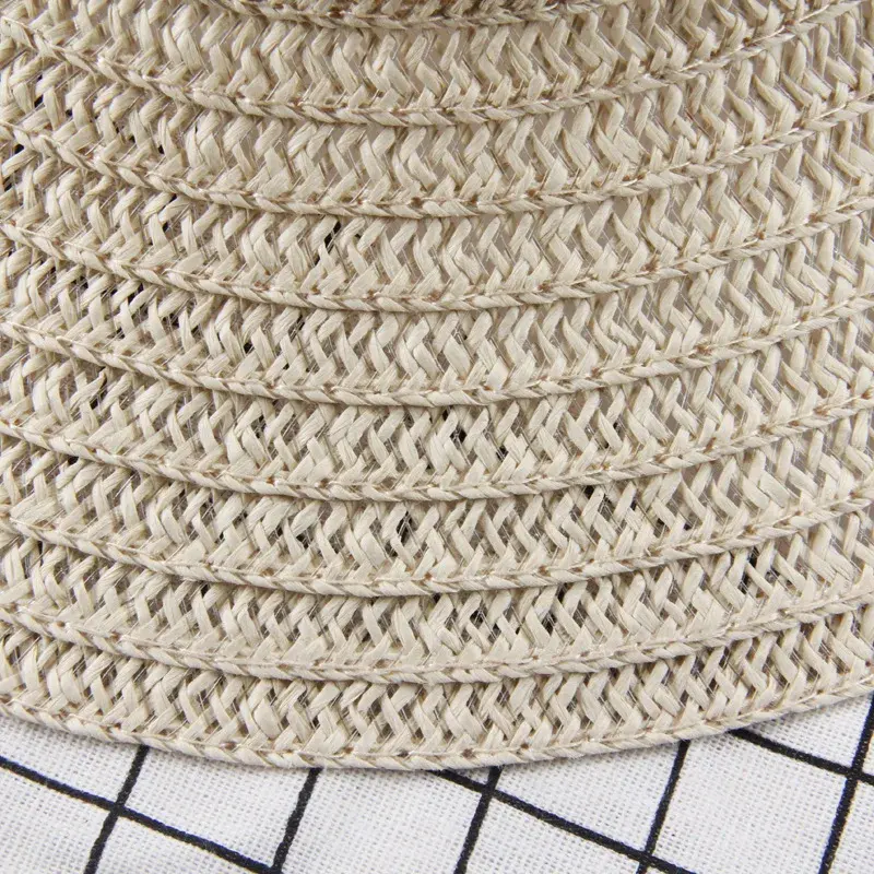 Ribbon Bow Straw Hats for Women Summer Wide Brim Sun Visors Outdoor Travel Beach Lady Girl Sunshade Fisherman Caps