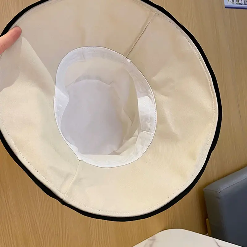 Japanese Stripe Fisherman Caps for Women Summer Large Brim UV Protection Hats Foldable Travel Beach Lady Sunshade Bucket Hats