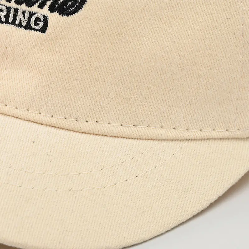 Summer Short Brim Baseball Caps for Women Men Fashion Embroidery Letter Snapback Hip Hop Hats Cotton Outdoor Sport Sunscreen Hat