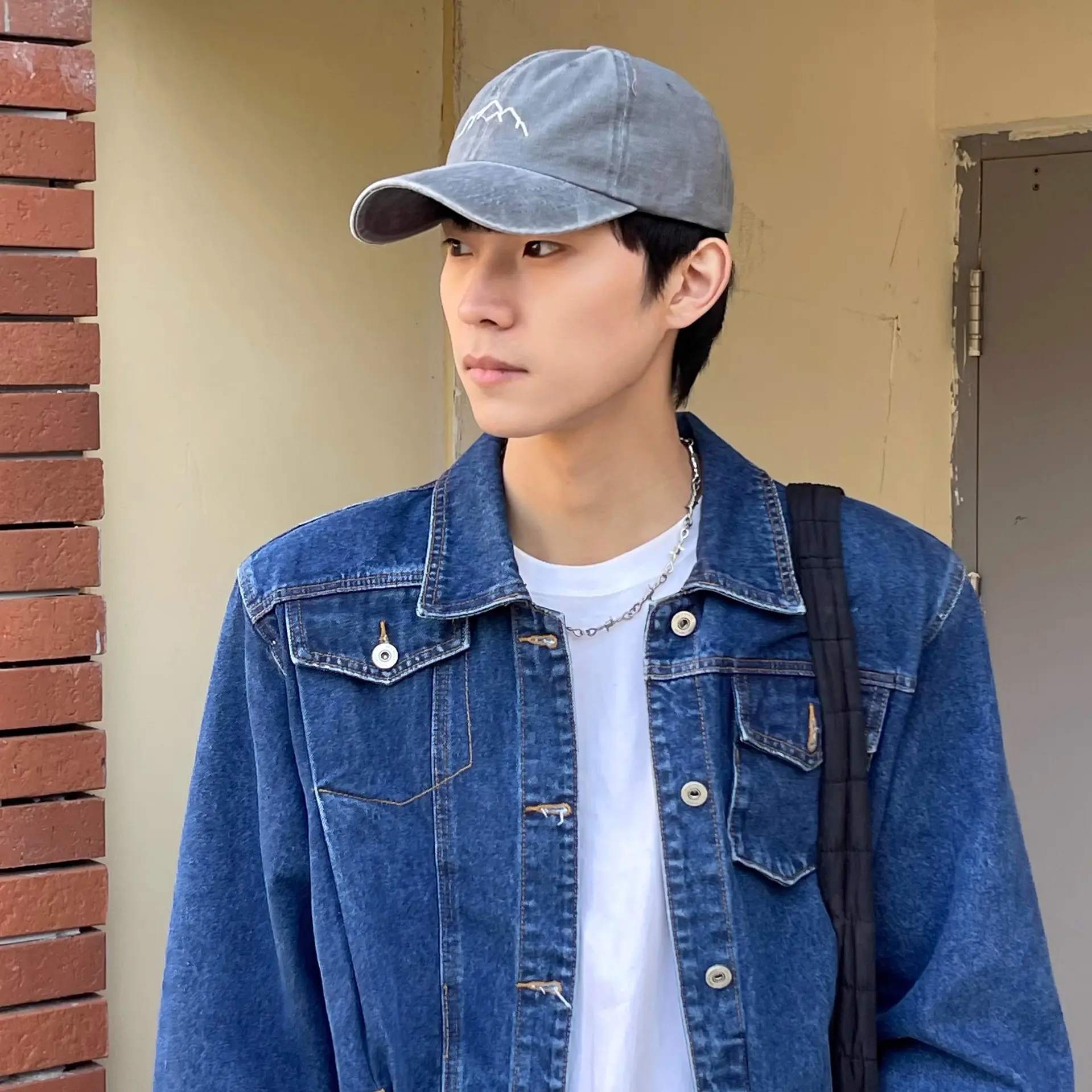 Fashion Embroidery Baseball Caps for Men Women Retro Solid Color Cotton Duck Tongue Caps Outdoor Sports Sunshade Hats