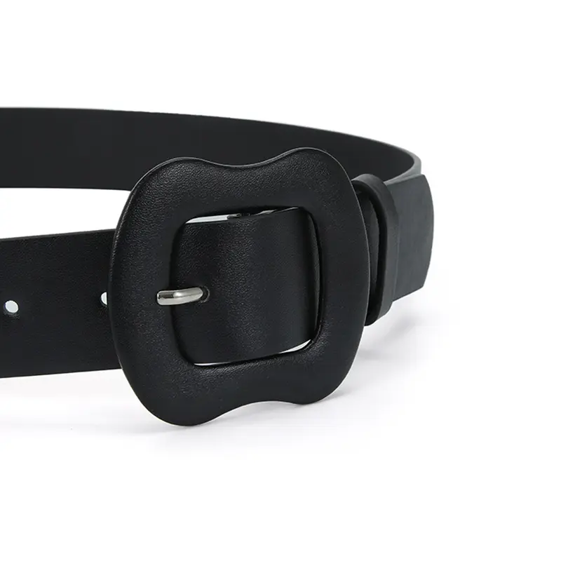 Candy Color Wide Belts For Women Lady Simple Pin Buckle PU Leather Adjustable Waistband Female Dress Coat Jeans Decor Straps