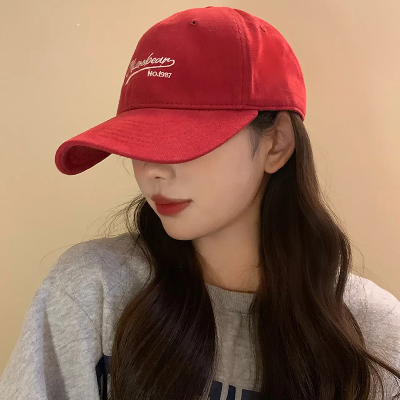 Fashion Letter Embroidery Baseball Cap for Women Men Solid Color Casual Snapback Hats Unisex Outdoor Sports Sunscreen Peaked Hat