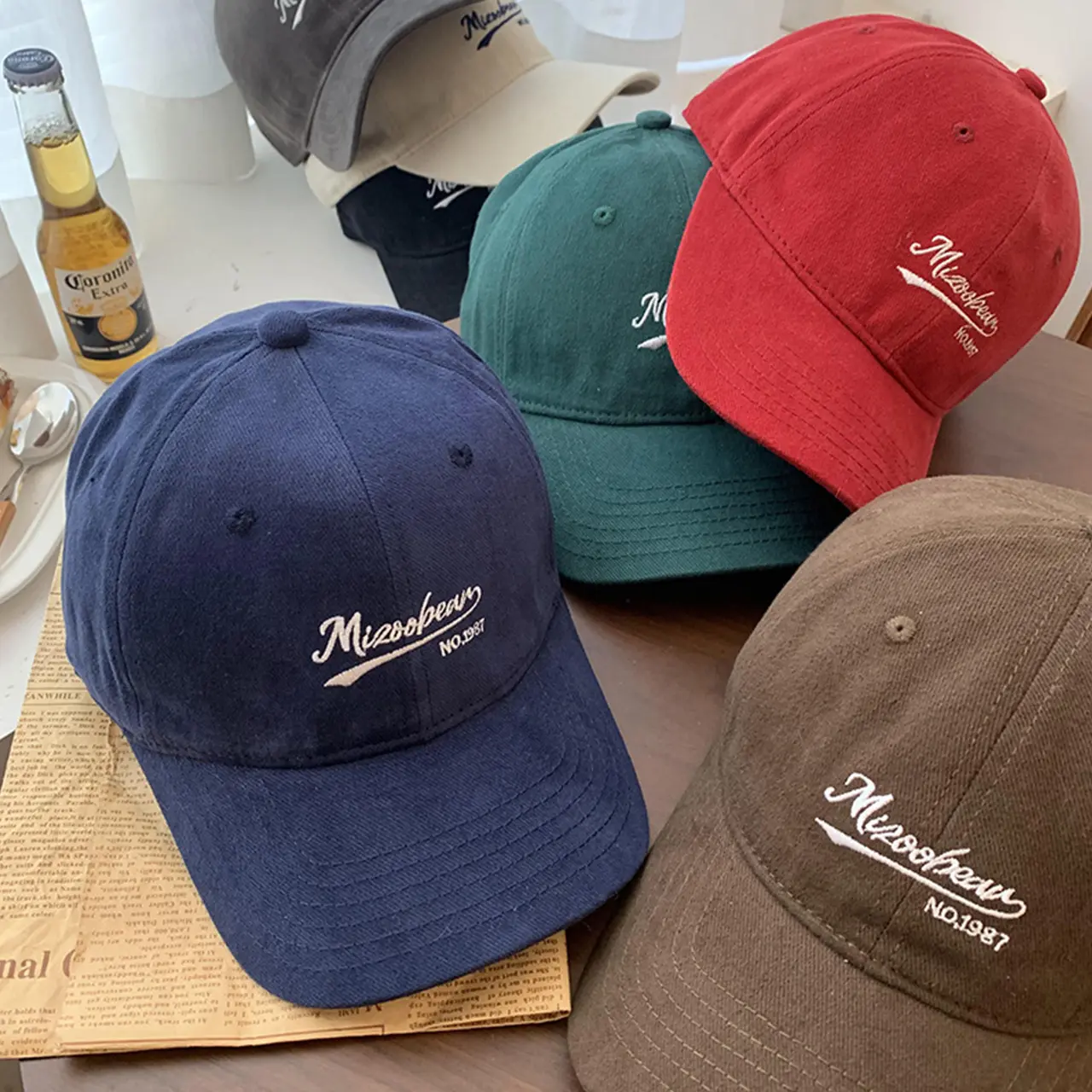 Fashion Letter Embroidery Baseball Cap for Women Men Solid Color Casual Snapback Hats Unisex Outdoor Sports Sunscreen Peaked Hat