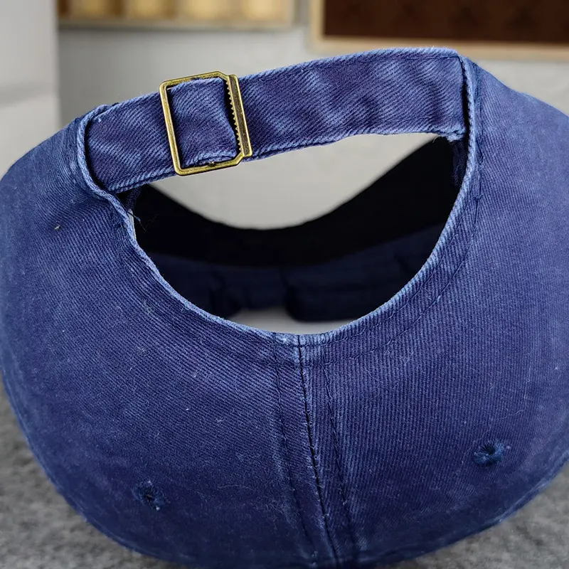 Retro Washed Cotton Baseball Caps for Men Hip Hop Embroider Letter Duck Tongue Caps Outdoor Streetwear Sunscreen Sun Hats