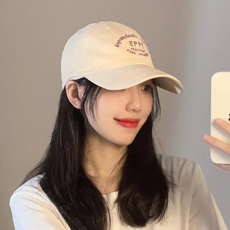 Fashion Embroidery Baseball Caps Unisex Adjustable Outdoor Sun Visor Hats Soft Top Cotton Streetwear Hip Hop Hats