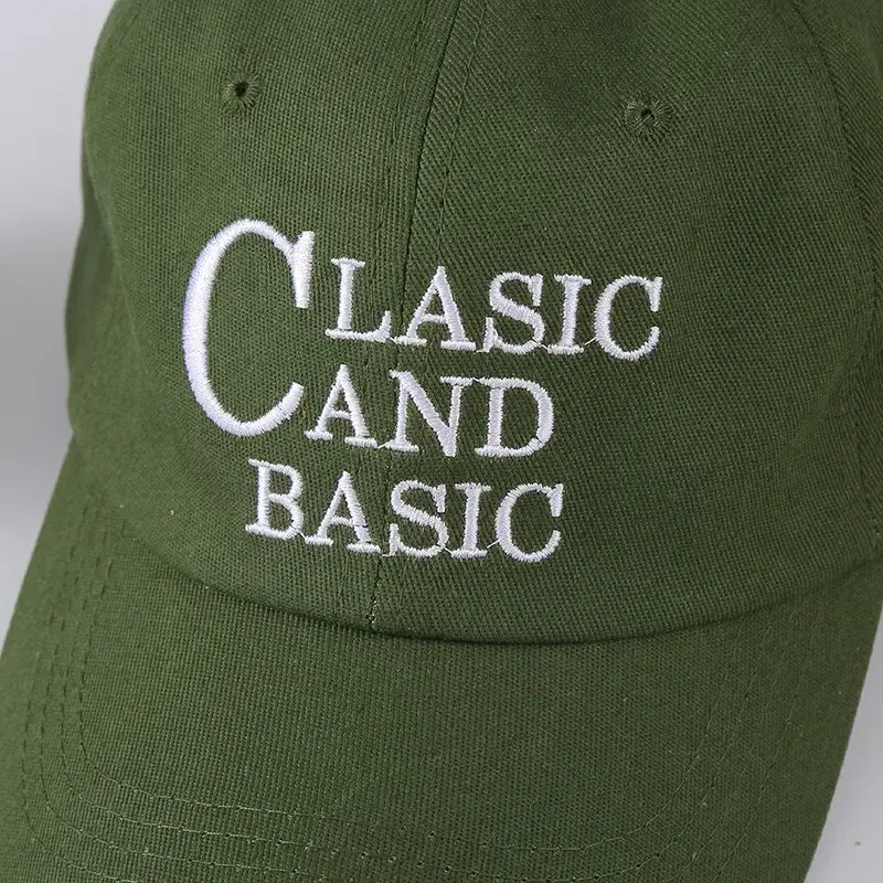 Fashion Letter Embroidery Baseball Caps Unisex Solid Color Snapback Hip Hop Hats Casual Outdoor Sports Sunshade Peaked Hats