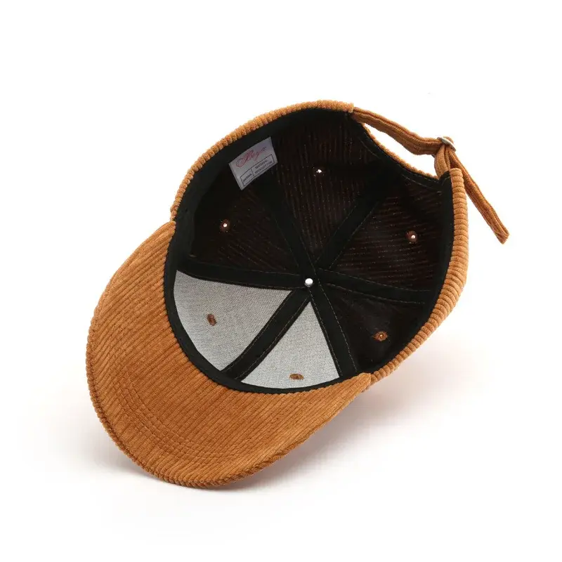 New Autumn Winter Baseball Caps for Man Women Corduroy Solid Color Snapback Sports Hats Casual Hip Hop Duck Tongue Caps