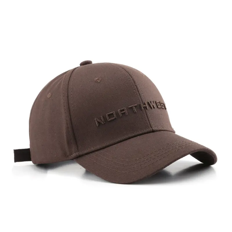 Solid Color Letter Baseball Caps Adjustable Spring Autumn Women Man Outdoor Sun Hats Unisex Casual Sports Sunscreen Peaked Hats