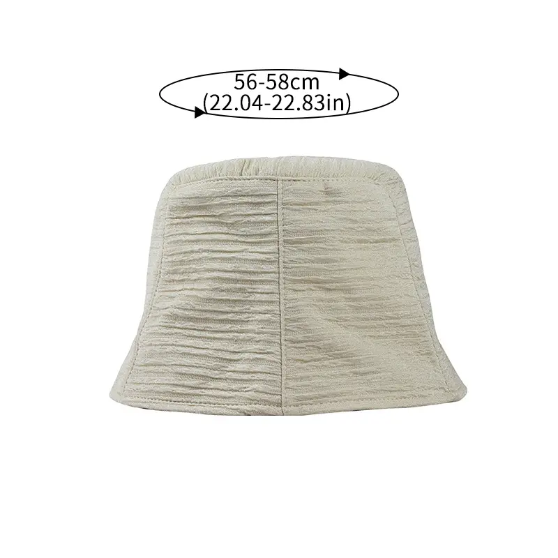 Solid Color Thin Bucket Hats for Women Spring Autumn Soft Wide Brim Sunshade Basin Caps Japanese Girl Travel Fisherman Caps