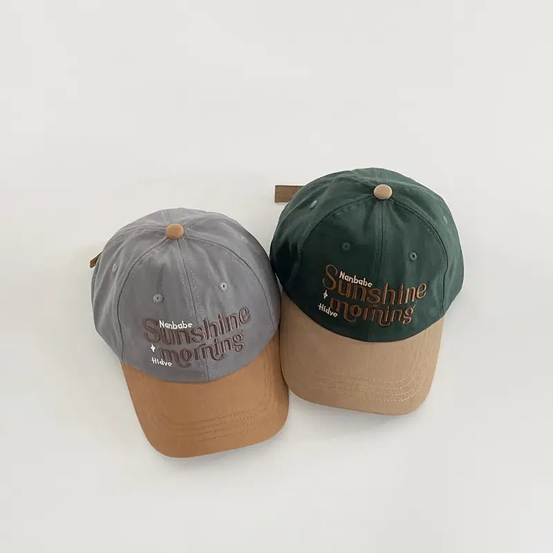 Retro Patchwork Letter Baseball Caps for Women Men Fashion Hip Op Duck Tongue Caps Cotton Outdoor Sports Sunscreen Peaked Hats