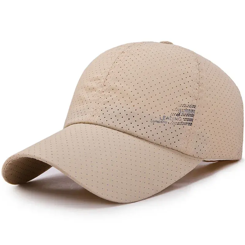 Summer Breathable Sun Hats for Men Women Letter Quick Dry Thin Sports Hats Solid Color Adjustable Outdoor Sun Visor Hats