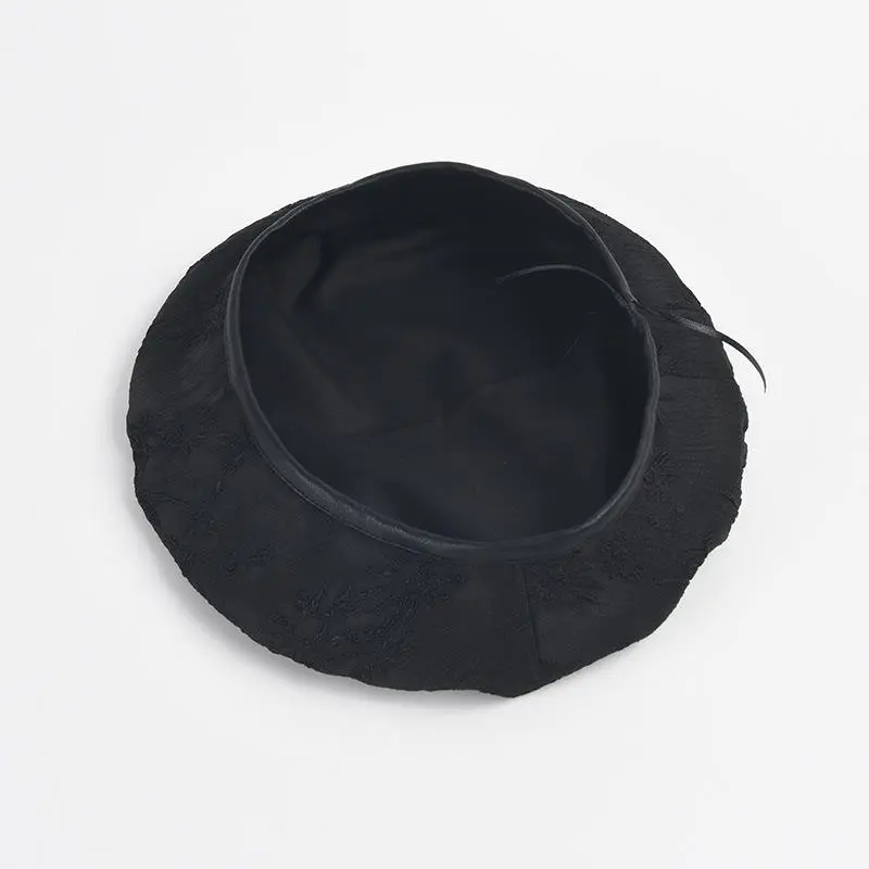2023 Spring and Summer Chinese Style Buckle Designer Berets Breathable Elegant Painter Hats for Woman Gorras