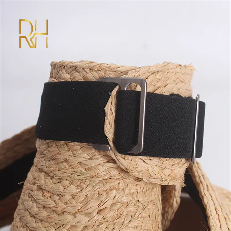 RH New Ladies Summer Empty Straw Hat Raffia Hat Big Brim Visor Straw Sun Beach Shades Cap For Women Wholesale