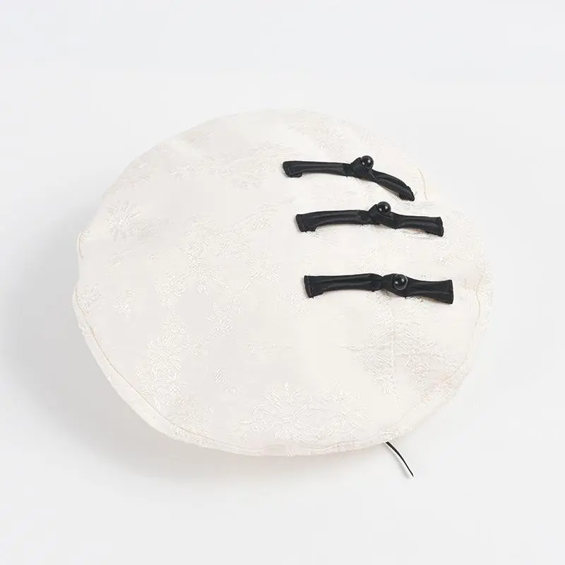 Spring Summer Chinese Style Buckle Designer Berets Breathable Elegant Painter Hats for Woman Gorras