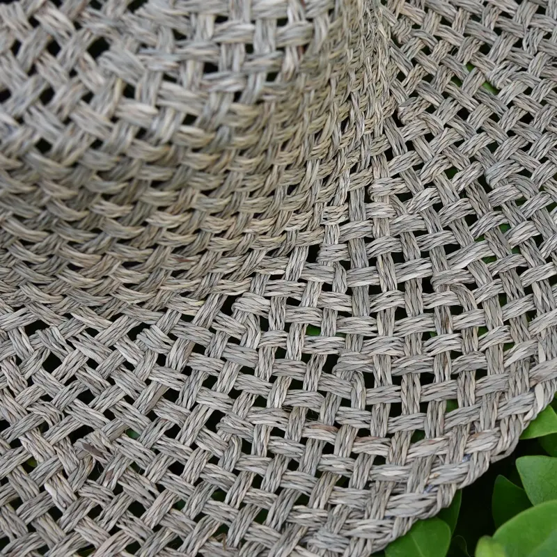 2022 Fashion Women's Summer Hat Breathable Salt Sea Panama Jazz Grass Beach Sun Cap For Vacation Travel Fedora Straw Hat RH
