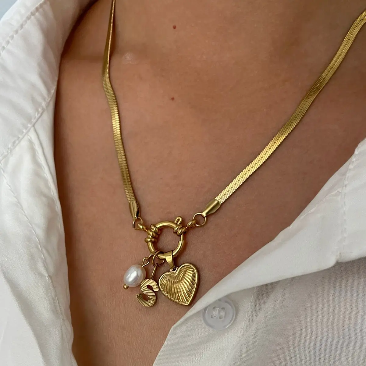 INS Style Matted Jewelry Necklace For Men And Women Trendy Fashionable Ocean Element Necklace Light Luxury Star Shell Body Chain