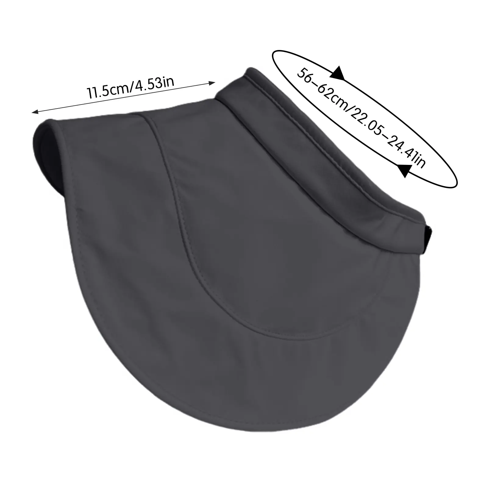 Empty Top Sun Hat For Women Summer Outdoor Wide-brimmed Hat Uv Protective Large Eave Hat Portable Folding Chicken Rolls Cap