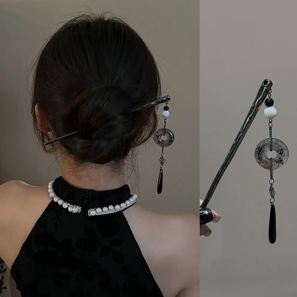 Elegant Butterfly Tassel Hairpin For Women Exquisite Neo-chinese Style Hair Stick Girls Vintage Metal Jewelry Hair Accessories