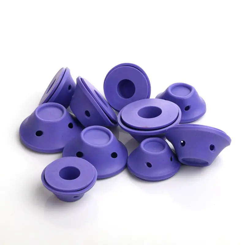 2/10/20/40pcs Rubber Hair Curlers Silicone Heatless Hair Rollers For Women Hairdressing Salon Hair Curler DIY Hair Styling Tools