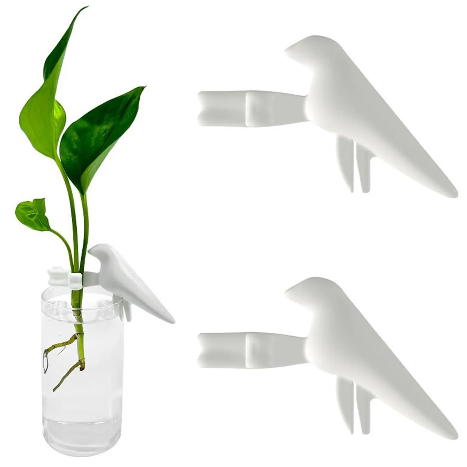 1/2pcs Plant Support Rack Creative Bird Shaped Plant Stem Support For Bow Narcissus Copper Money Grass Gardening Accessories