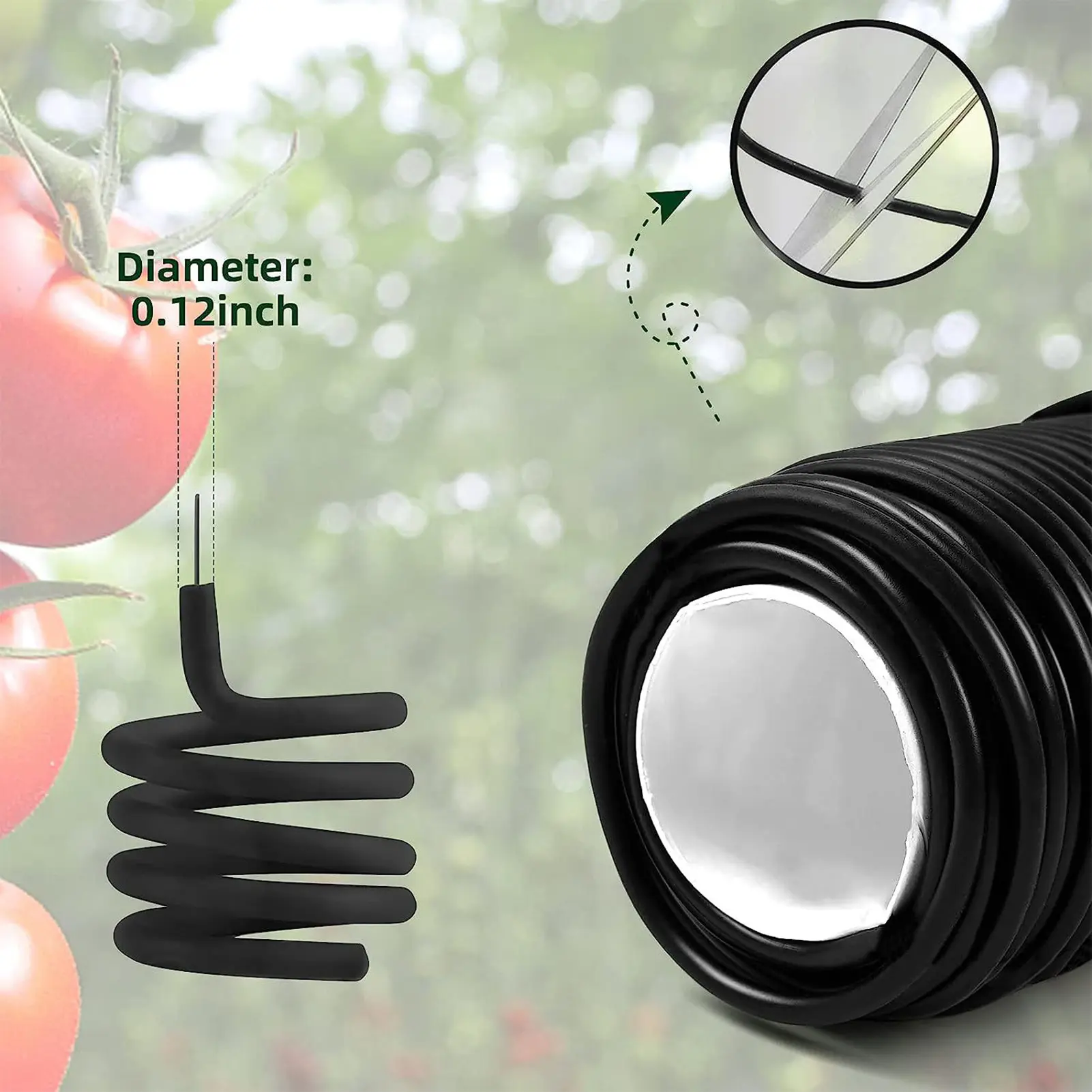 20m Garden Zip Ties Metal Plant Fixed Zip Ties Vine Root Fixation Straps Multifunction Wire Support Straps Gardening Accessories