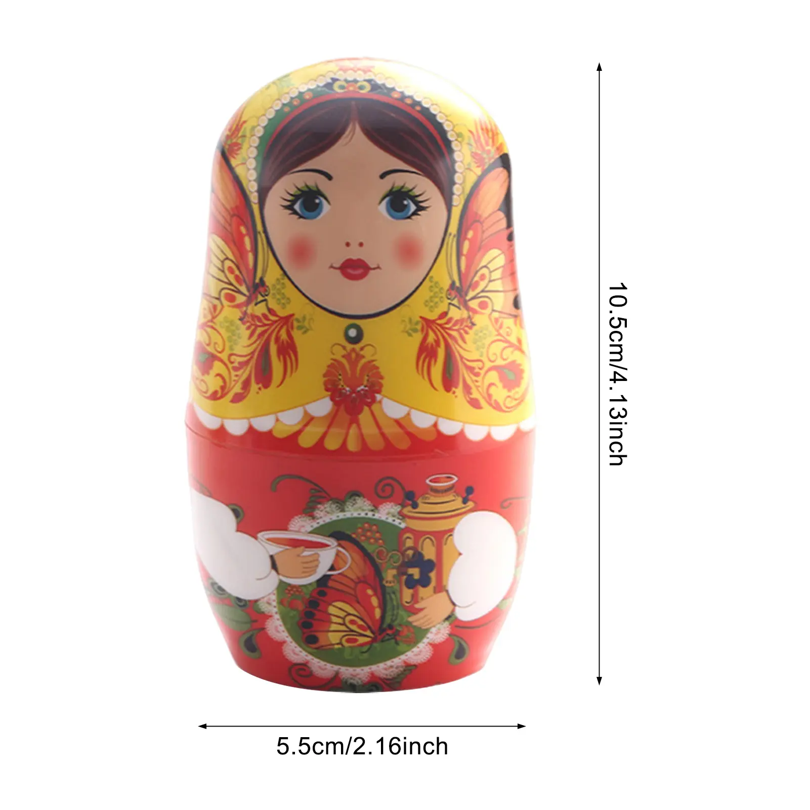 Creative Nail Clipper Set Russian Nesting Doll Style Nail Clipper Kit Manicure Nail Polishing Shaping Trimming Tools Nail Tools