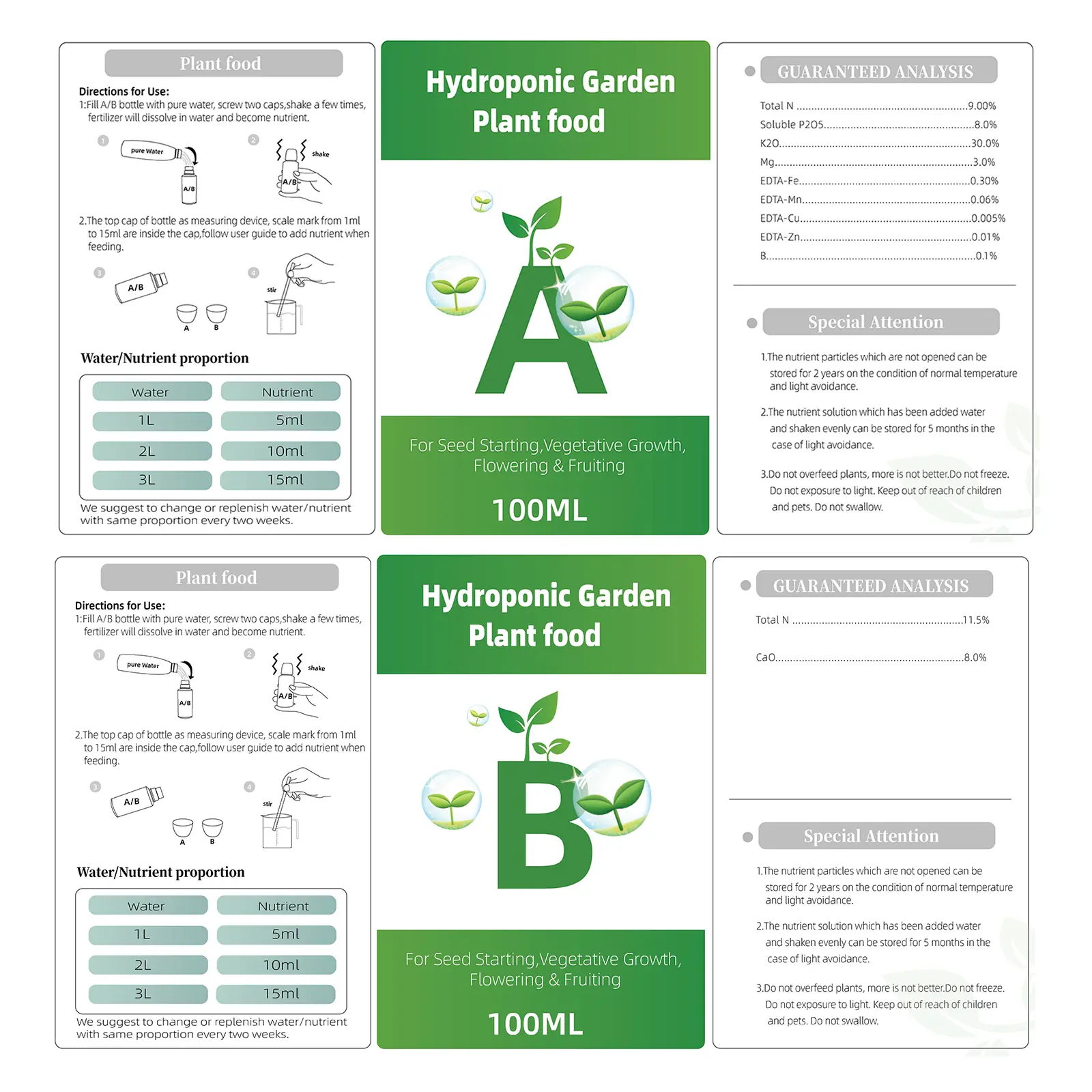 Efficient Plant Fertilizer Seed Germination Nutrient Solution For Potted Plant Transplantation Flower Root Strong Granular