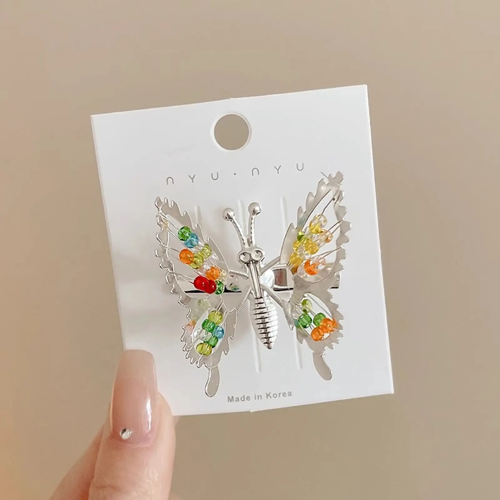 Creative Activity Butterfly Hair Clip For Women Girls Exquisite Rhinestone Gradient Butterfly Hair Clips Cute Hair Accessories