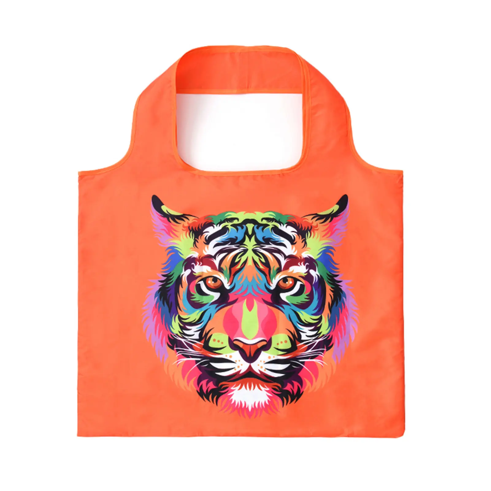 12x15cm Large Capacity Shopping Bag Portable Folding Polyester Storage Bag For Food Groceries Clothes Camping Travel Storage Bag