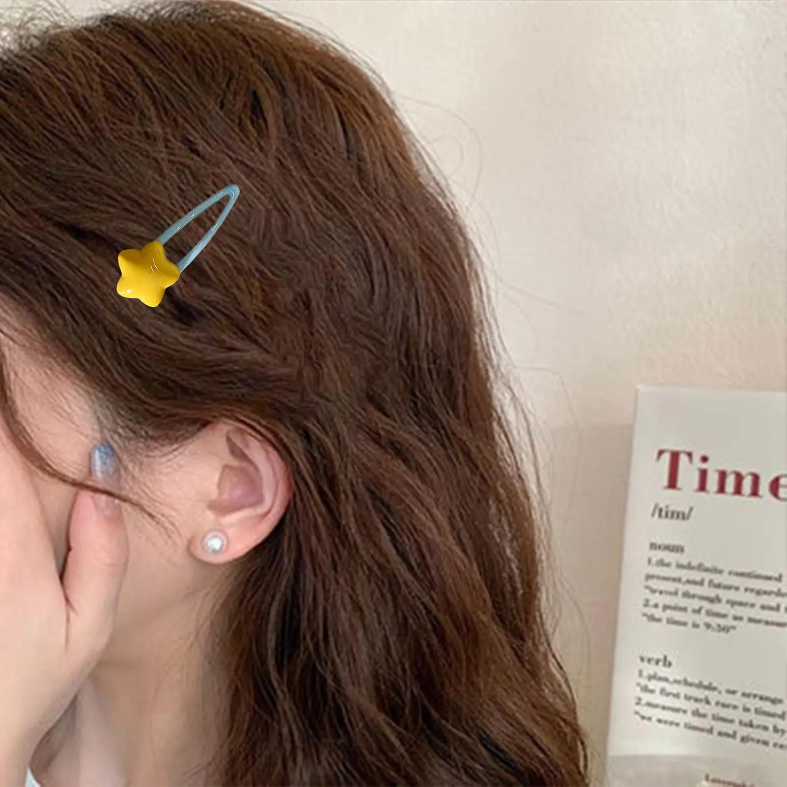 1/5/10/20pcs Hair Clips For Women Dopamine Yellow Blue Star BB Hair Clip Y2K Style Cute Hairpin Fashionab Girls Hair Accessories
