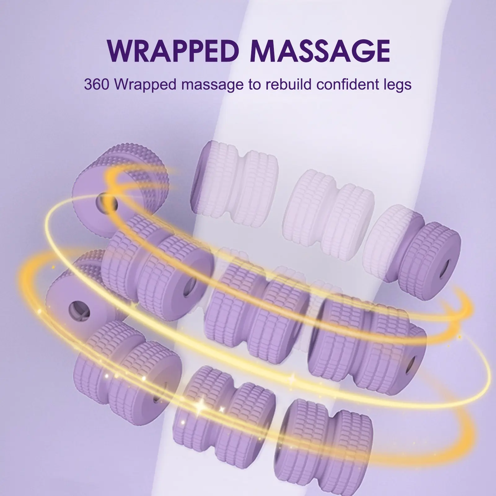 Leg Massager Portable 28 Wheel Leg Massager For Yoga Dancing Running Fitness Rehabilitation Training Sports Relaxing Supplies