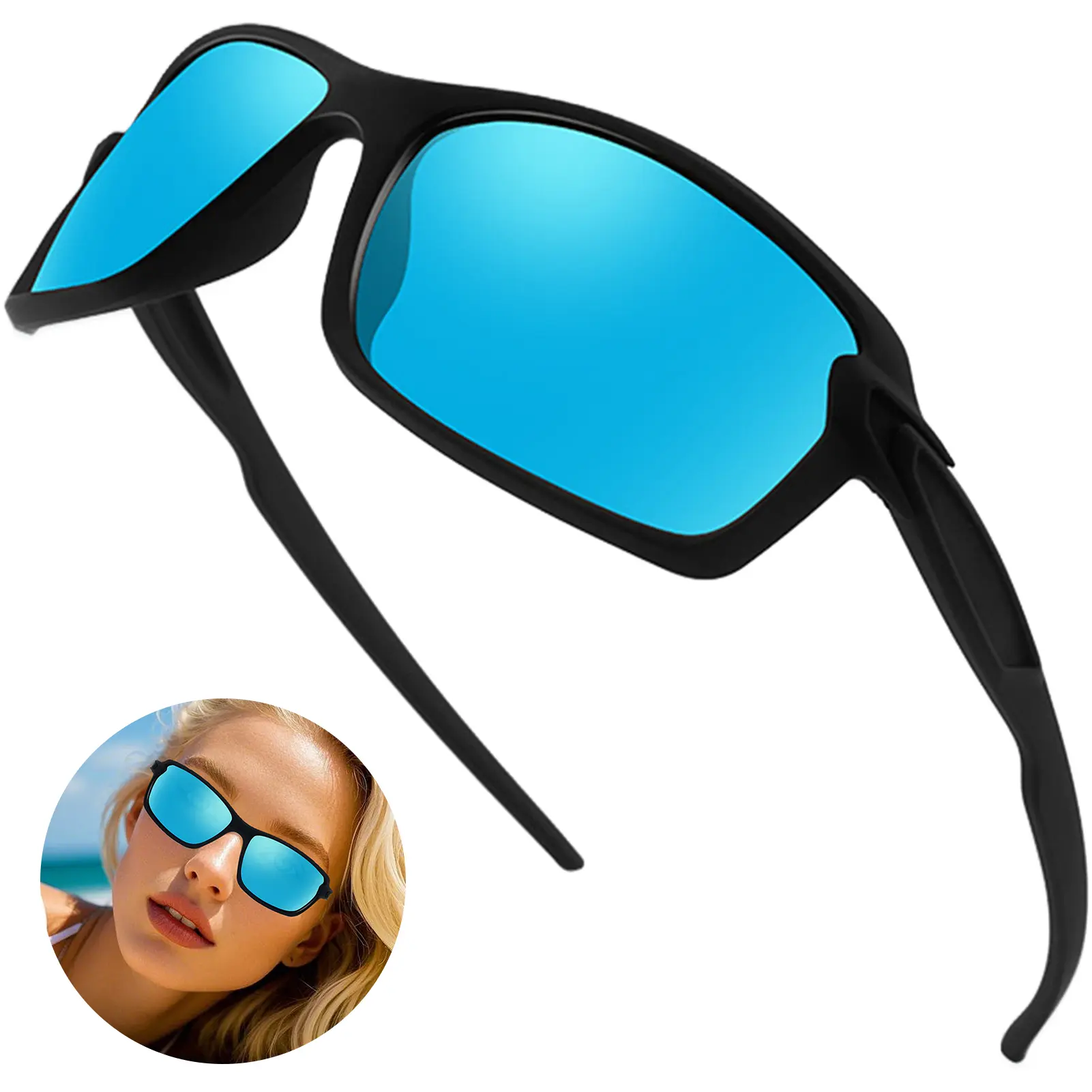 Portable Cycling Glasses Fashion Polarized Sunglasses For Cycling Riding Fishing Camping Hiking Summer Outdoor Sunglasses
