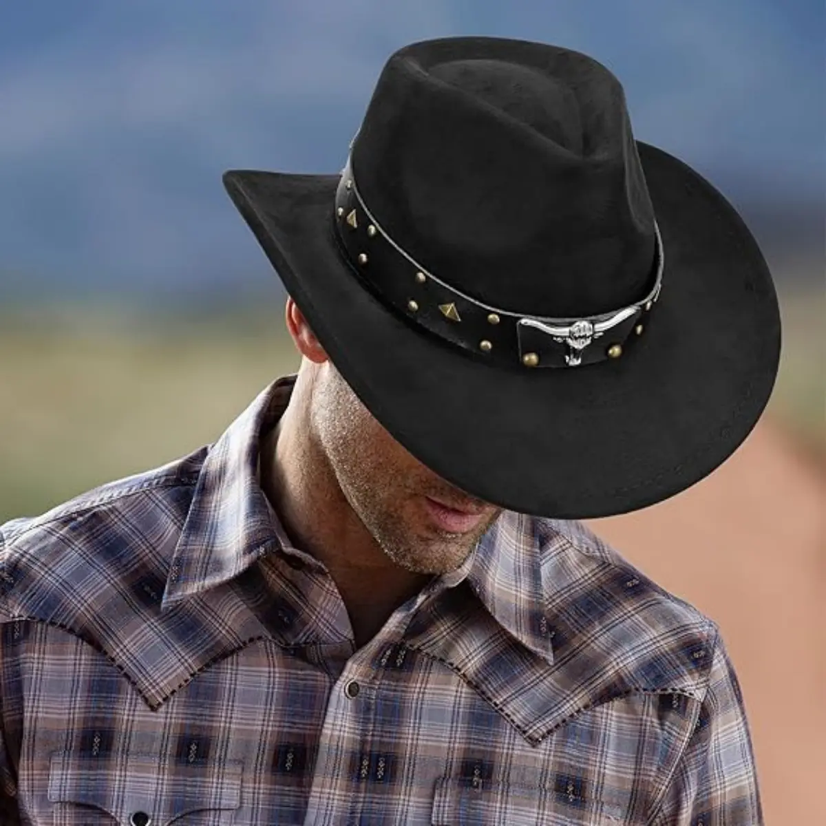 New Western Style Cowboy Hat For Men And Women Retro Wide Brimmed Gentleman's Hat Cowgirl Jazz Hat Summer Fashionable Sun Hats