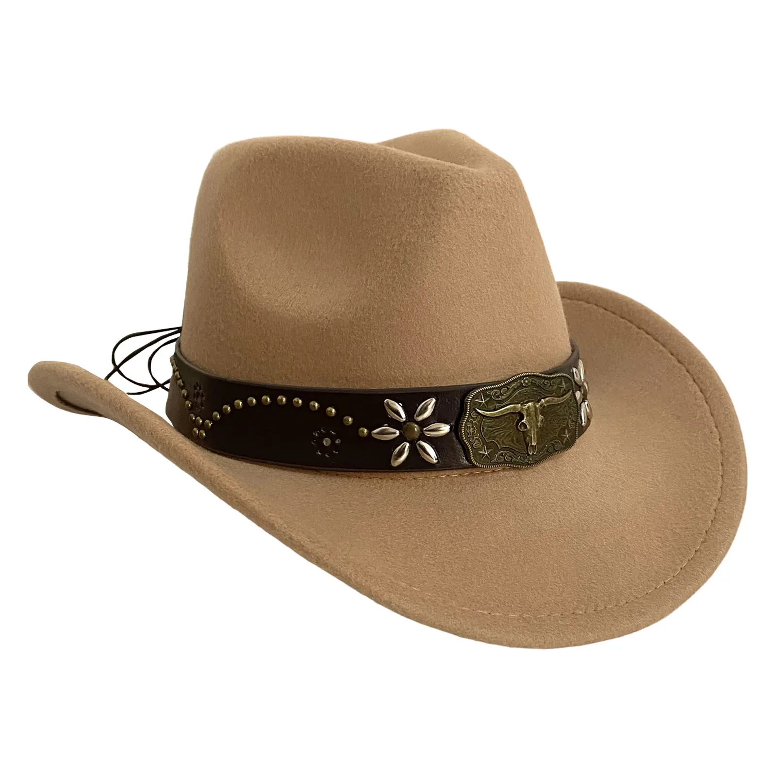 New Western Style Cowboy Hat For Men And Women Retro Wide Brimmed Gentleman's Hat Cowgirl Jazz Hat Summer Fashionable Sun Hats