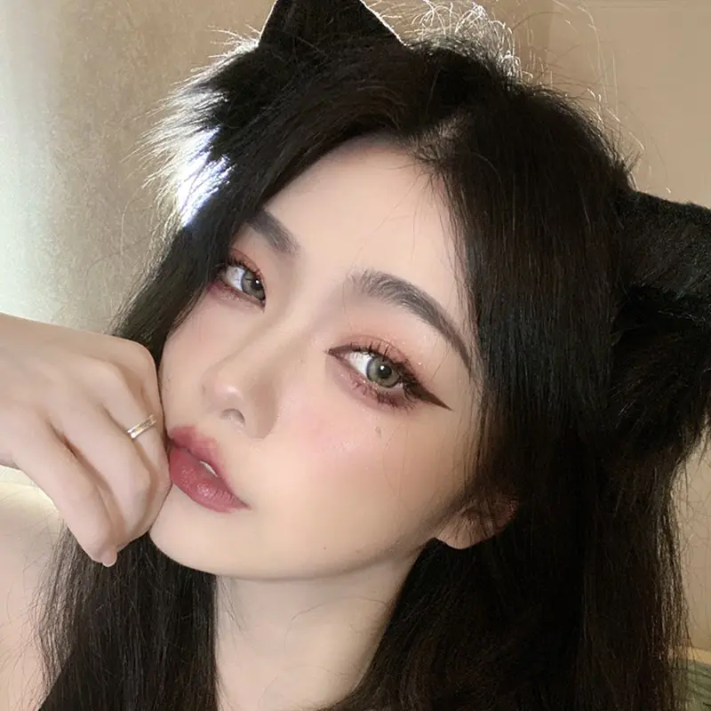 Cartoon Plush Headband For Women Cute Cat Ear Headband Cosplay Role-playing Shooting Props Girls Photography Hair Accessories