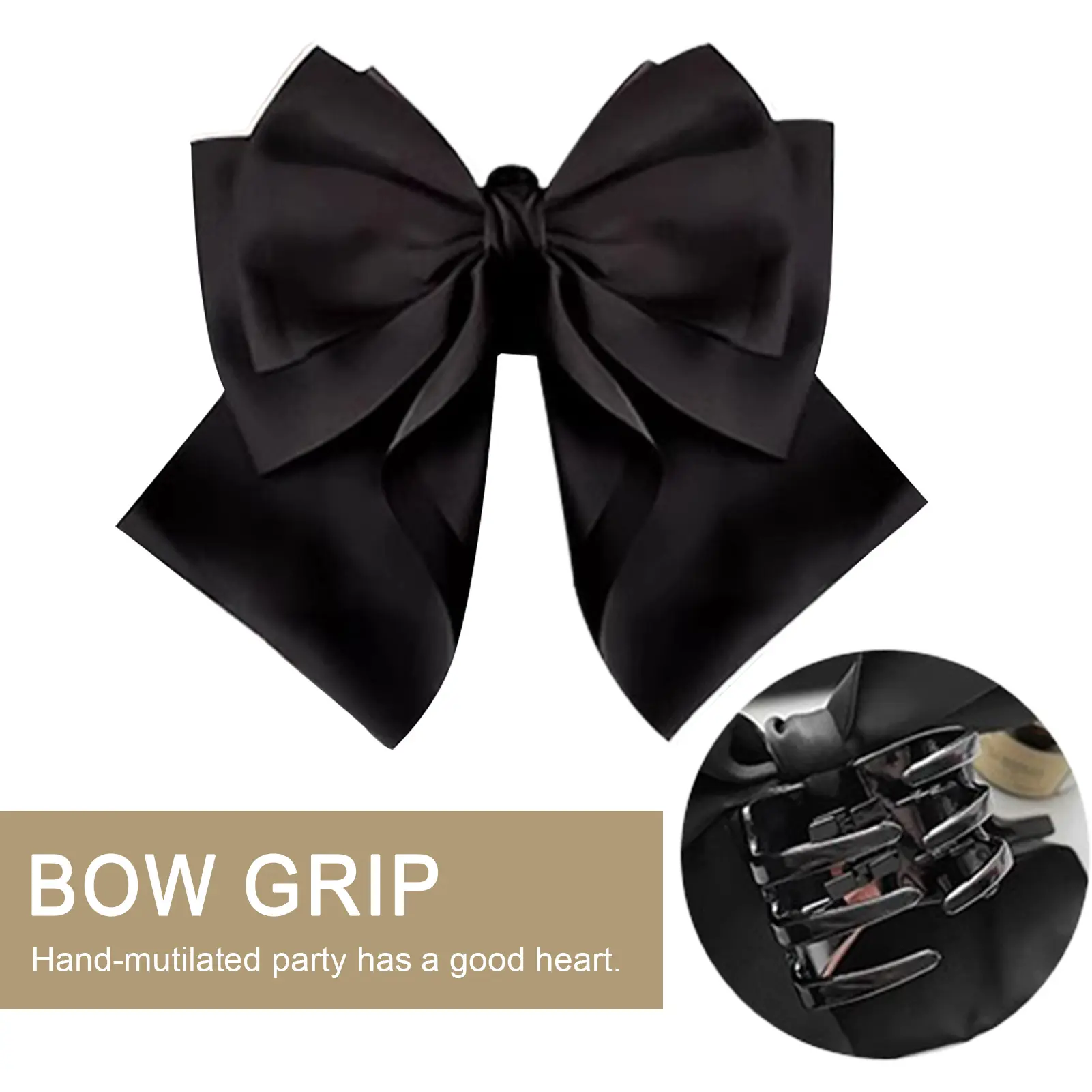 Elegant Bow Hair Claw For Women Simulated Butterfly Tassel Shark Gripper Korean Style Girls Hair Accessories Trendy Hair Clips