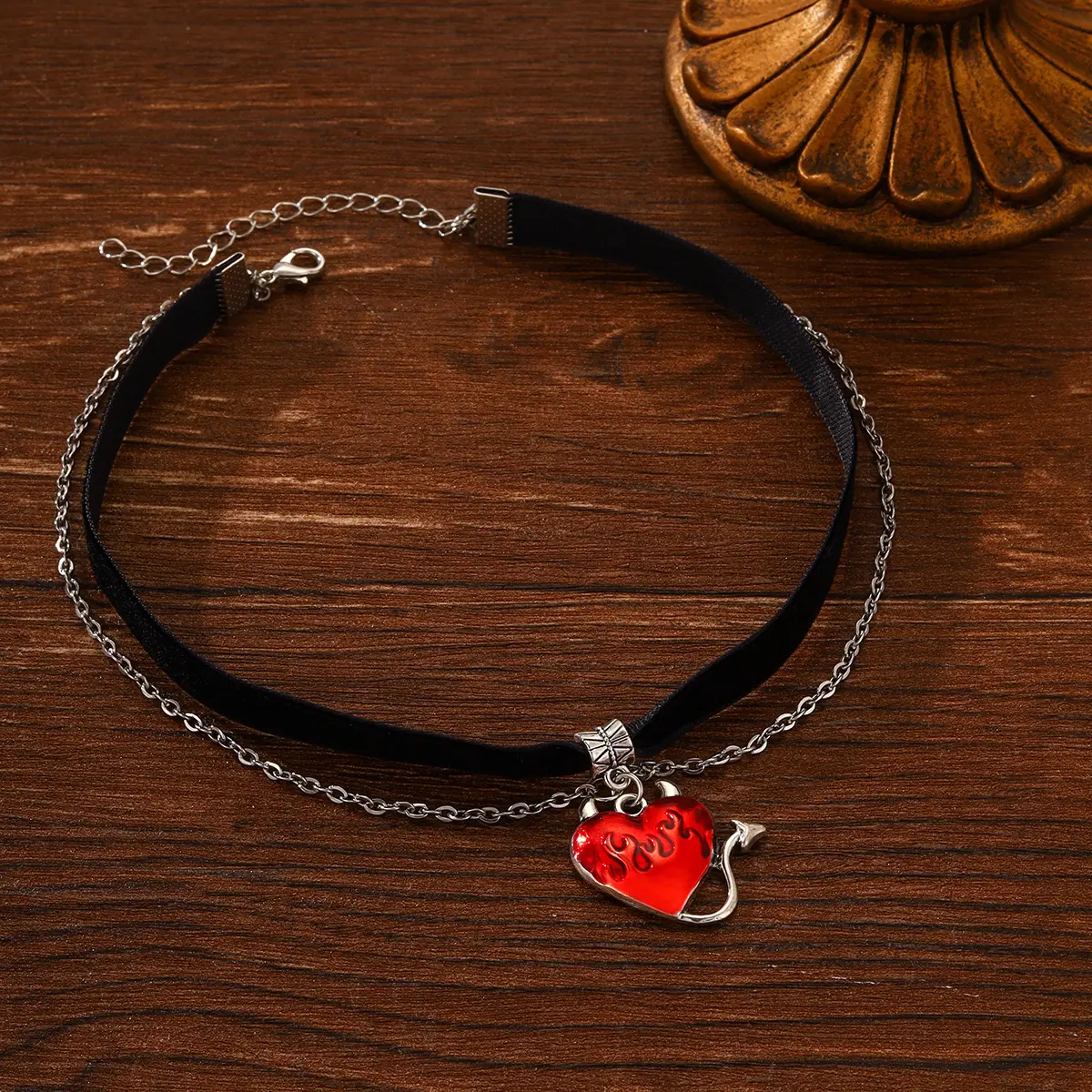 Gothic Style Choker Necklace For Women Personalized Lace Rose Blossom Neck Chain Niche Lolita Neck Accessory Halloween Jewelries