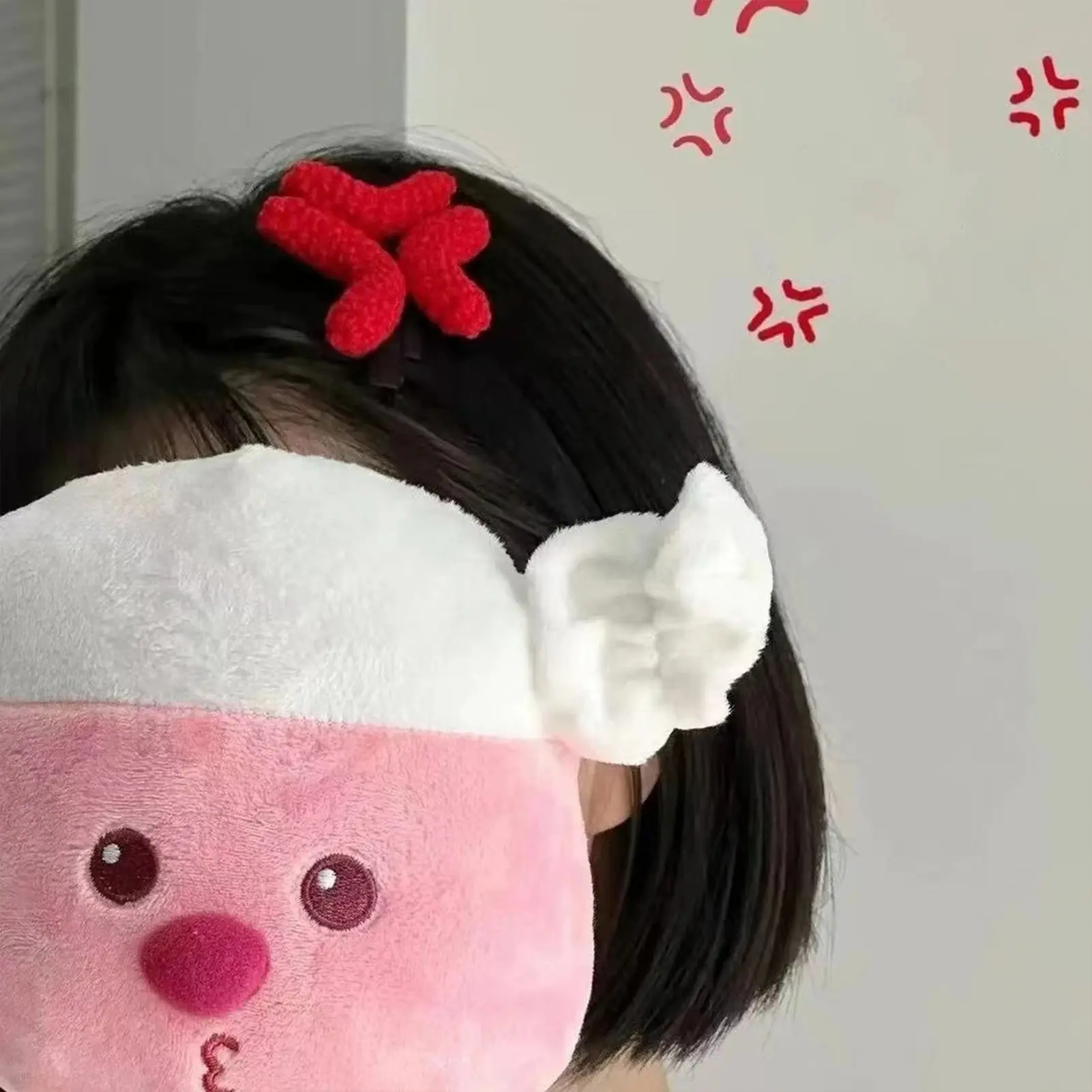 Creative Crochet Hair Clip For Girls Hand Woven Yarn Barrettes Women's Cartoon Funny Duckbill Clip Hair Accessories Hairpin
