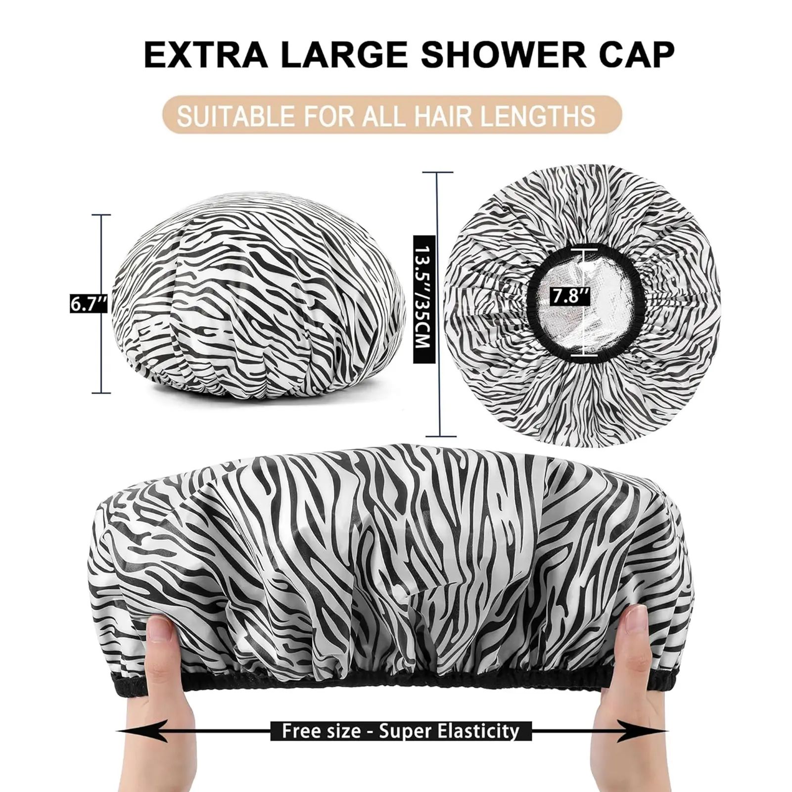 Aluminum Foil Hair Heat Cap For Men And Women Plug In Free Self Heating Film Cap Hair Dye Oil Curly Hair Styling Hair Cap