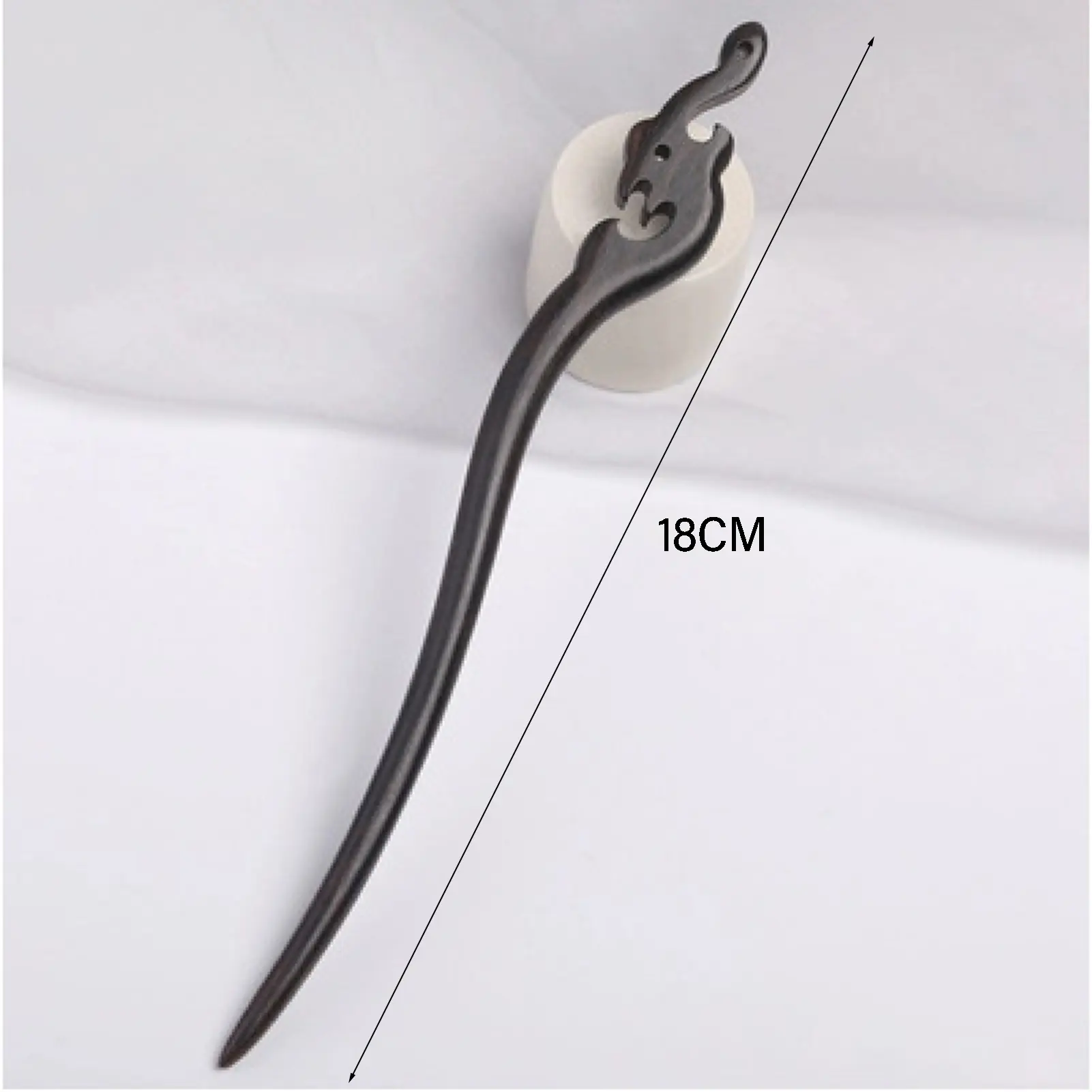 Simple Wooden Hairpin For Women Elegant Black Sandalwood Hair Stick Girls Daily Life Hair Accessories Hanfu Updo Hair Pin 1pc