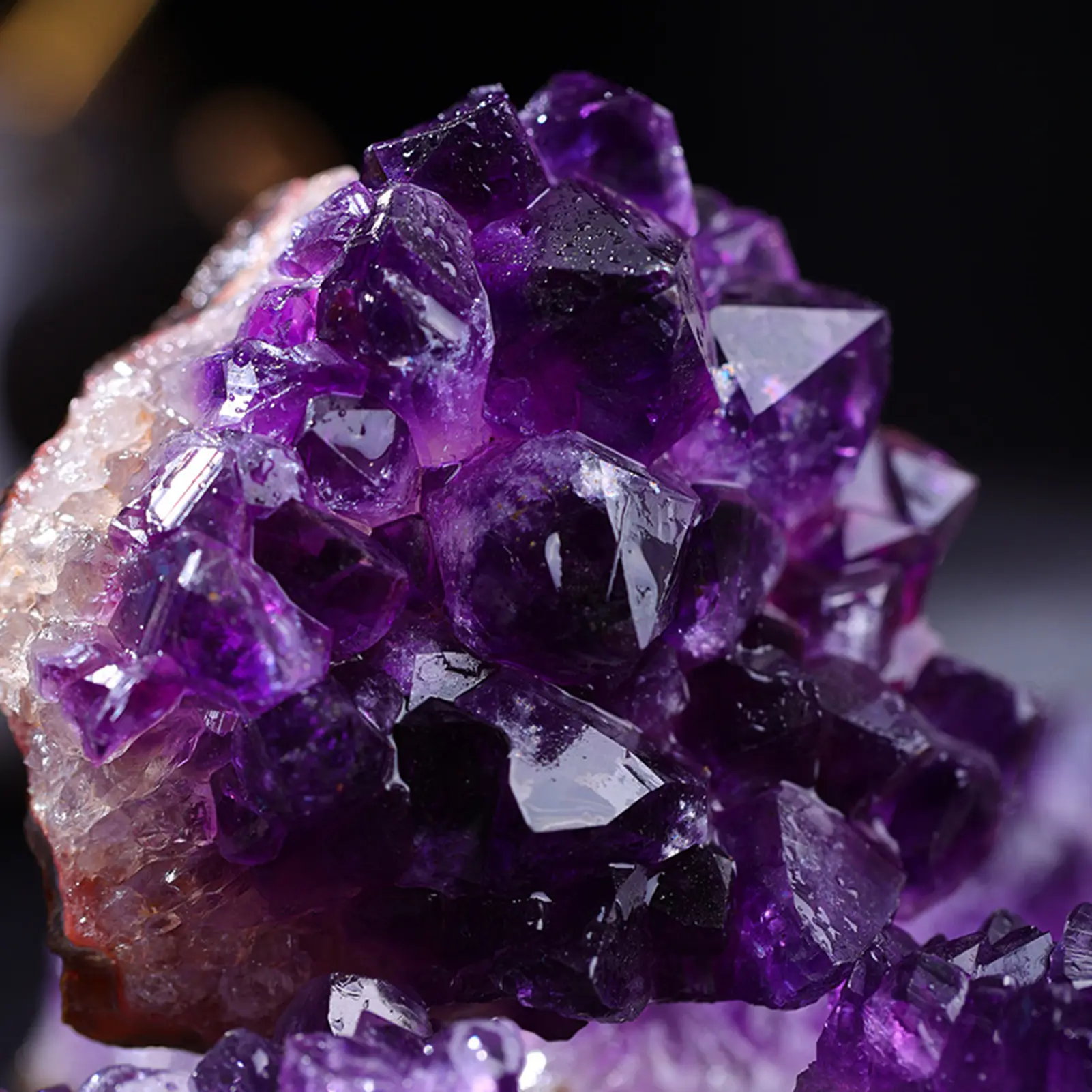Amethyst Home Decor Ornament Natural Amethyst Block Raw Stone Lucky Wealth Attraction Decoration Ornament For Home Office