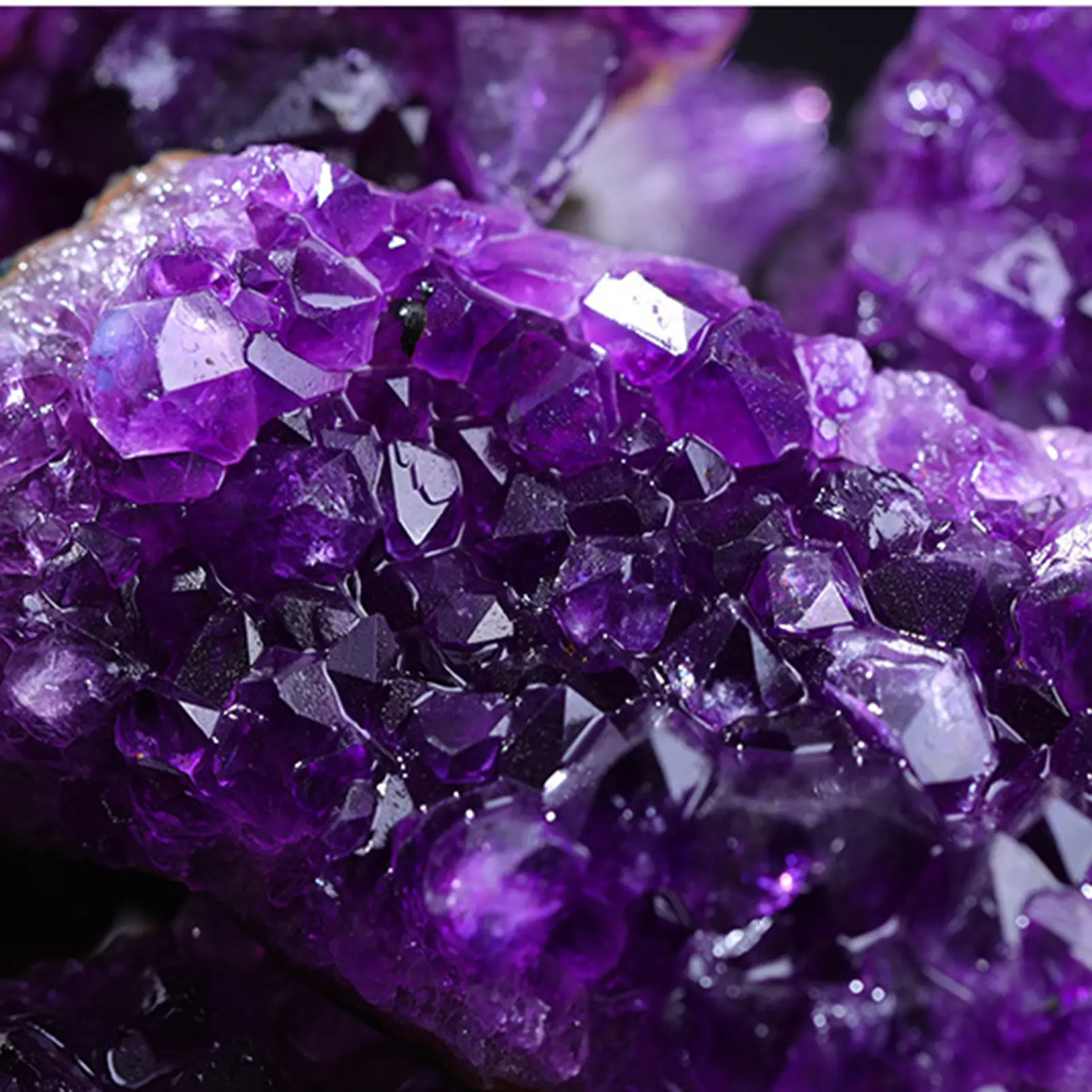 Amethyst Home Decor Ornament Natural Amethyst Block Raw Stone Lucky Wealth Attraction Decoration Ornament For Home Office