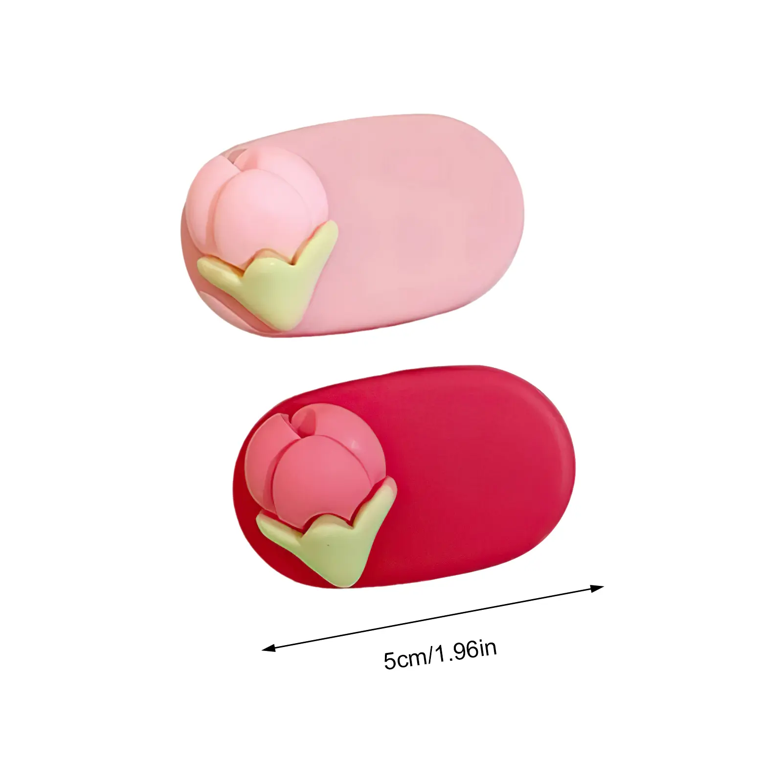 2pcs Dopamine Hair Clip Cute Cartoon Tulip Hair Clip For Women Vitality Girl Pink Hair Clip Festival Party Gift For Friend Kids