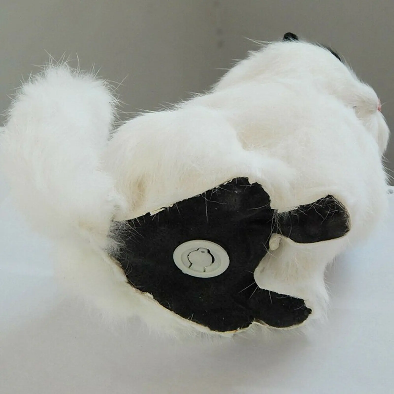 Simulated Cat Doll Ornament Cute Long Haired Cat Electronic Doll Soft And Fluffy Plush Cat Model Children's Day Gift For Kids