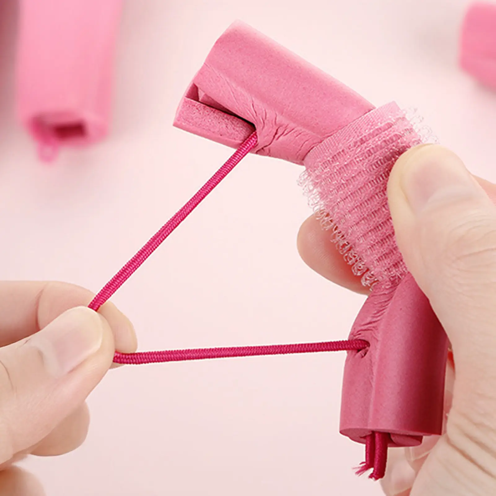 6pcs Hair Rollers For Women Heatless Hair Curlers DIY Styling Hair Roll Big Wave Ritual Flower Hair Roller Sleep Curling Sponge