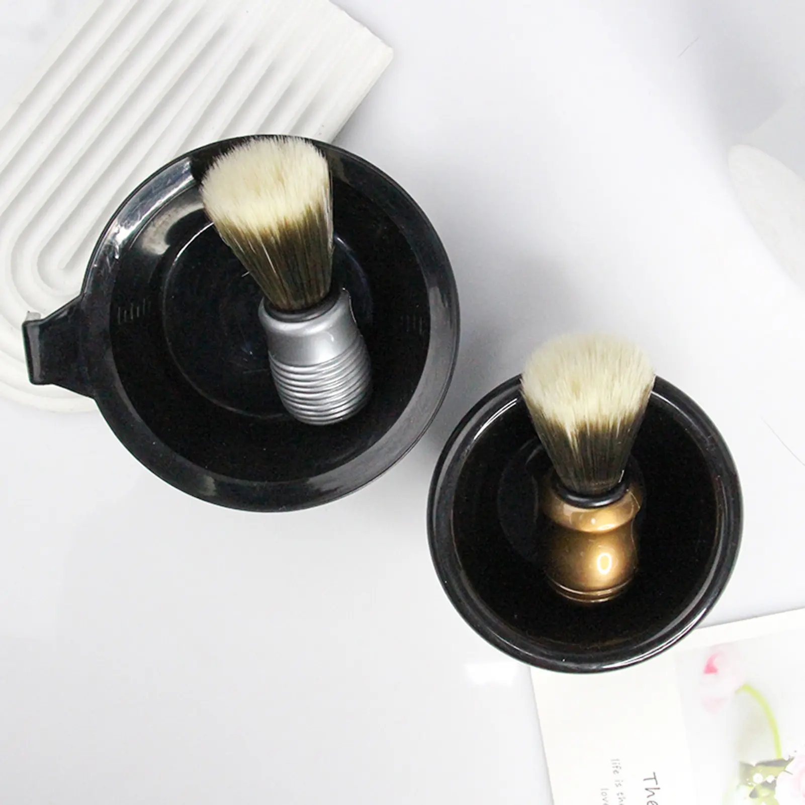 4pcs/set Hair Color Mixing Bowl Professional Portable Dyeing Bowl With Cleaning Brush Barber Salon Hairdressing Accessories