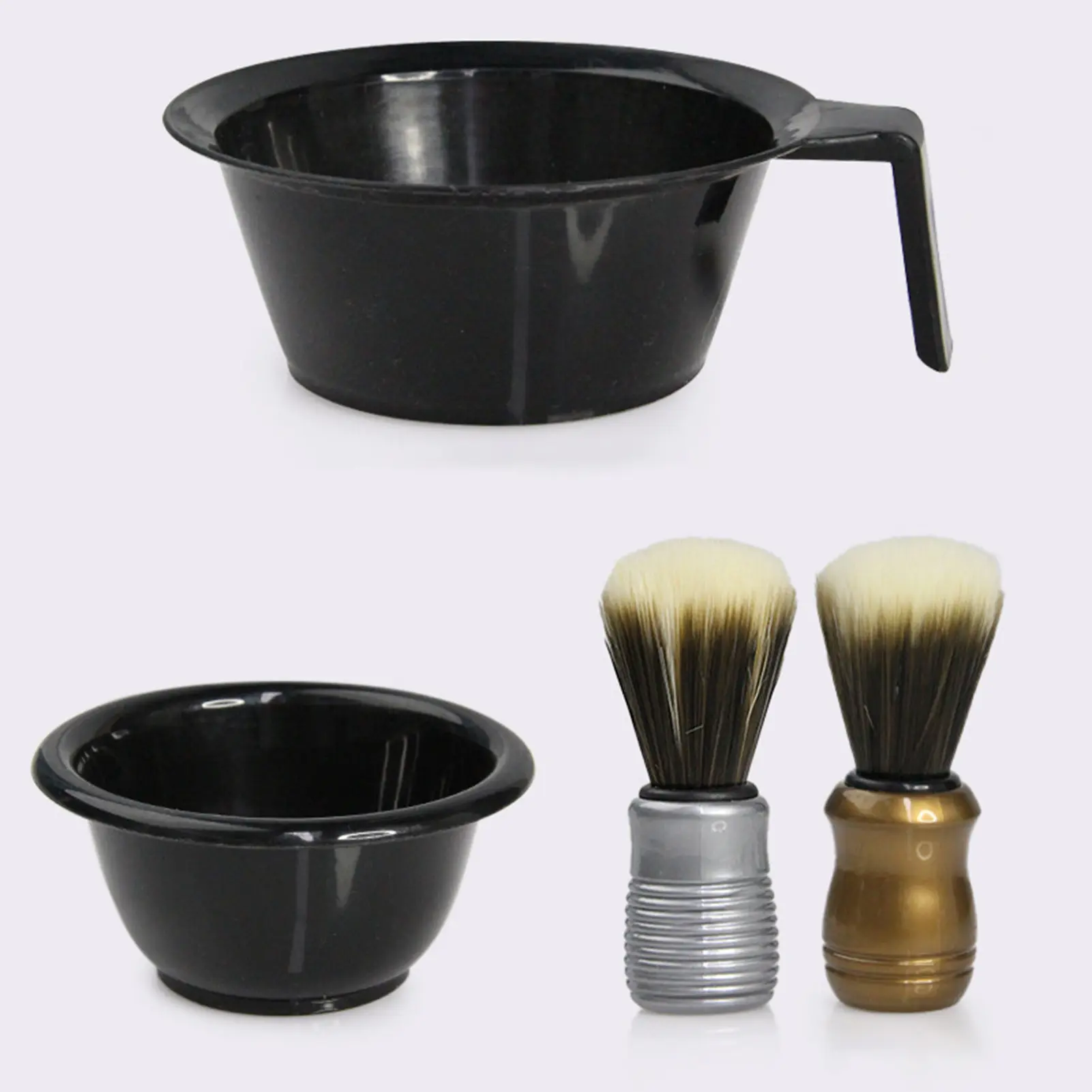 4pcs/set Hair Color Mixing Bowl Professional Portable Dyeing Bowl With Cleaning Brush Barber Salon Hairdressing Accessories